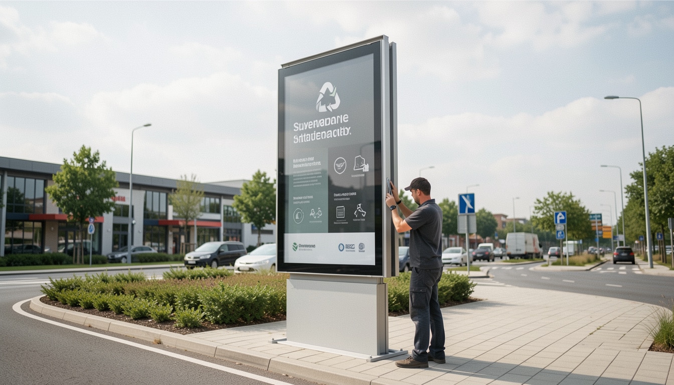 Bien choisir un panneau publicitaire extérieur durable